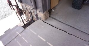 Cracked foundation image
